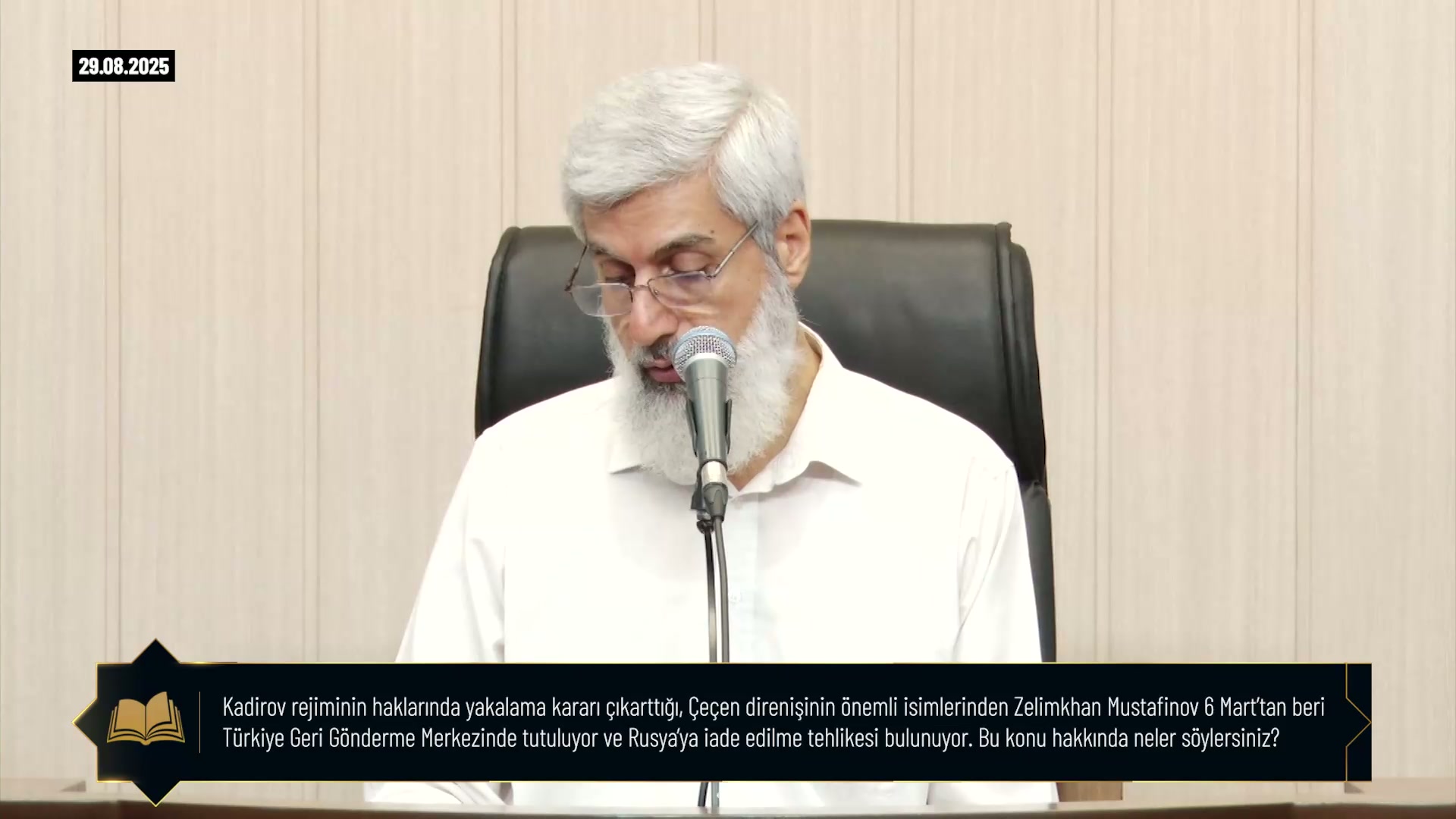 Kadirov rejiminin haklarında yakalama kararı çıkarttığı, Çeçen direnişinin önemli isimlerinden Zelimkhan Mustafinov 6 Mart’tan beri Türkiye Geri Gönderme Merkezinde tutuluyor ve Rusya’ya iade edilme tehlikesi bulunuyor. Bu konu hakkında neler söylersiniz?