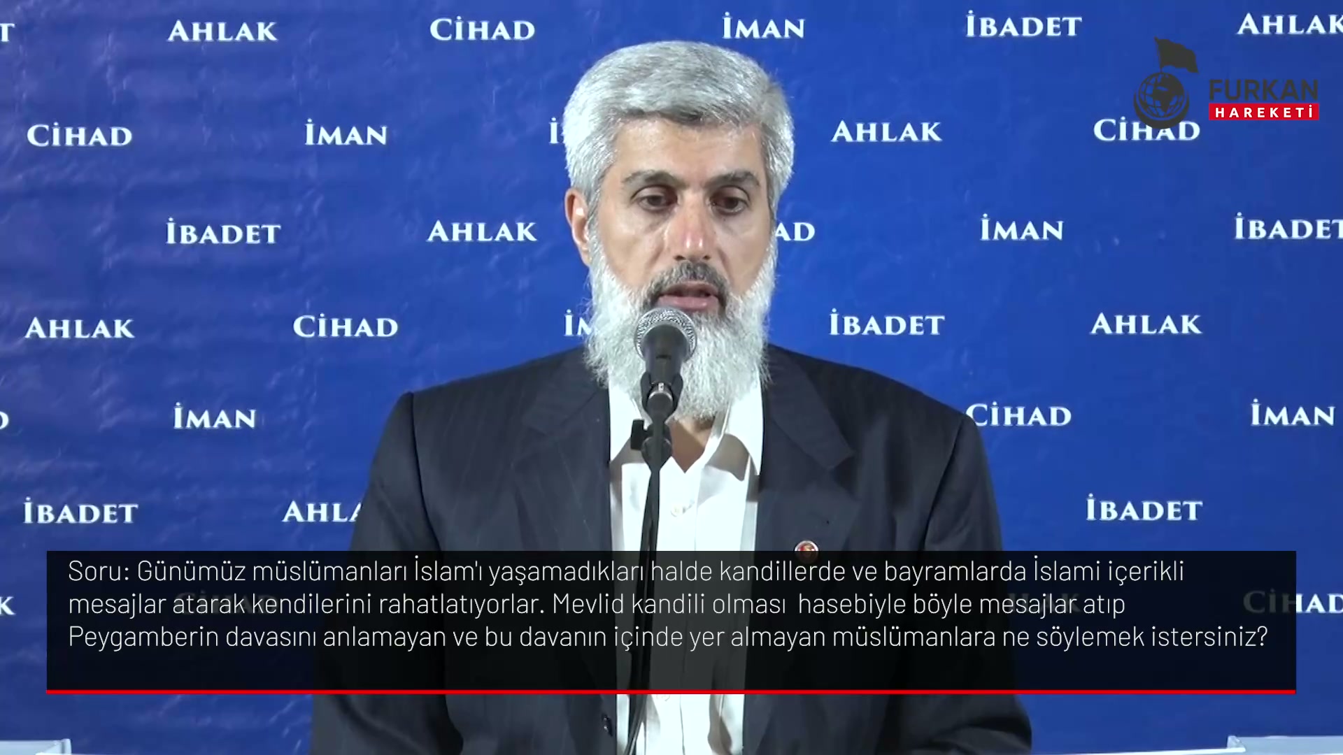 Günümüz müslümanları İslam'ı yaşamadıkları halde kandillerde ve bayramlarda İslami içerikli mesajlar atarak kendilerini rahatlatıyorlar. Mevlid kandili olması hasebiyle böyle mesajlar atıp Peygamberin davasını anlamayan ve bu davanın içinde yer almayan müslümanlara ne söylemek istersiniz?
