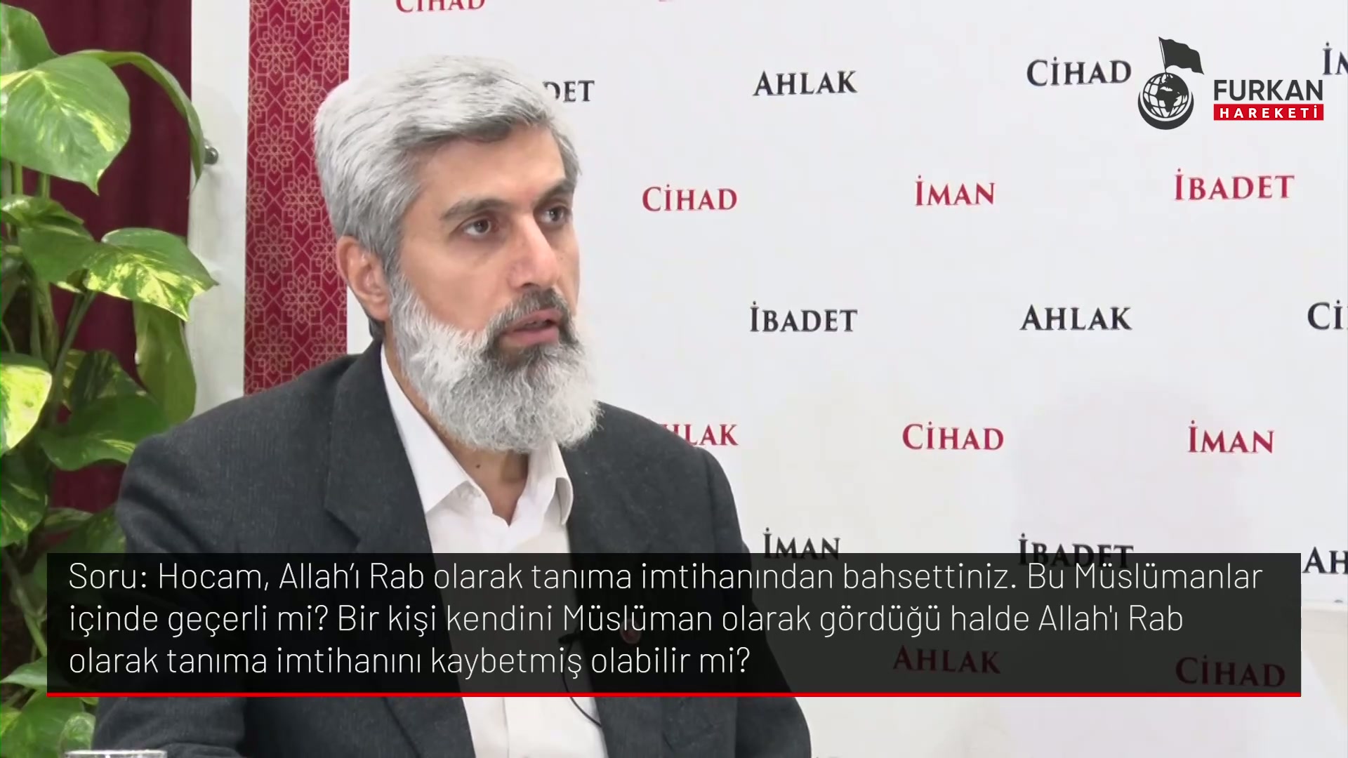 Hocam, Allah'ı Rab olarak tanıma imtihanından bahsettiniz. Bu Müslümanlar A içinde geçerli mi? Bir kişi kendini Müslüman olarak gördüğü halde Allahi Rab olarak tanıma imtihanını kaybetmiş olabilir mi?