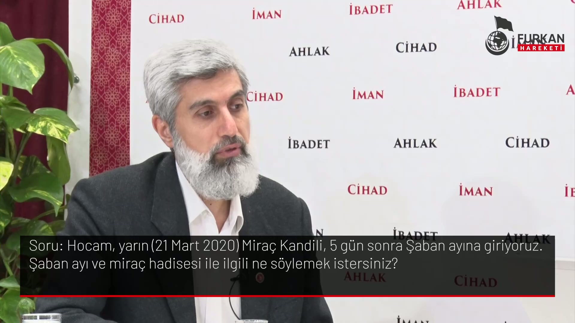 Hocam, yarın (21 Mart 2020) Miraç Kandili, 5 gün sonra Şaban ayına giriyoruz.  Şaban ayı ve miraç hadisesi ile ilgili ne söylemek istersiniz?