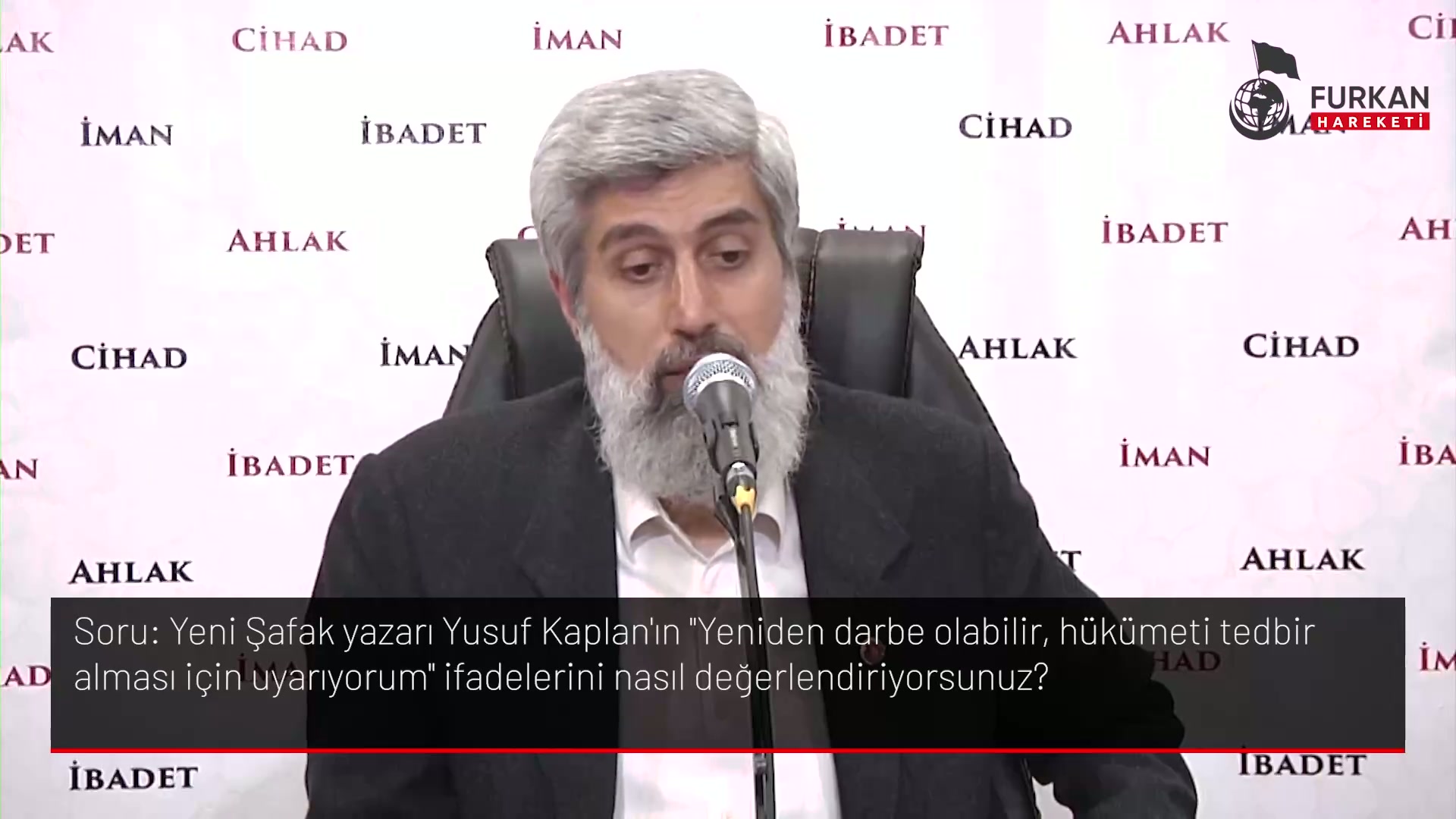 Yeni Şafak yazarı Yusuf Kaplan'ın "Yeniden darbe olabilir, hükümeti tedbir alması için uyarıyorum" ifadelerini nasıl değerlendiriyorsunuz?