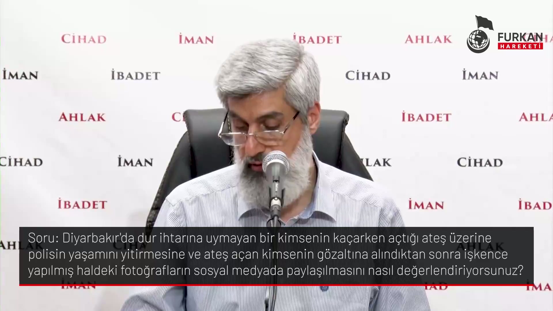 Diyarbakır'da dur ihtarına uymayan bir kimsenin kaçarken açtığı ateş üzerine polisin yaşamını yitirmesine ve ateş açan kimsenin gözaltına alındıktan sonra işkence yapılmış haldeki fotoğrafların sosyal medyada paylaşılmasını nasıl değerlendiriyorsunuz?