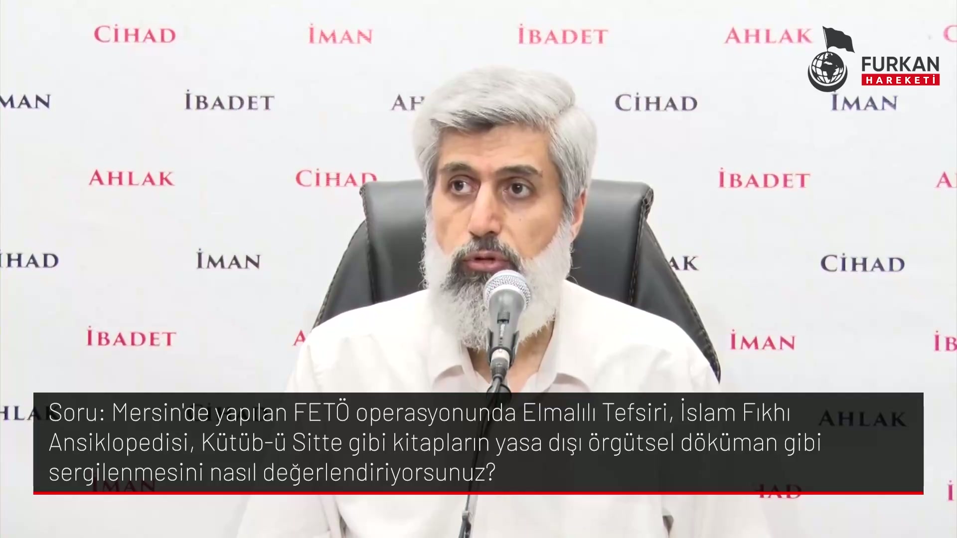 Mersin'de yapılan FETÖ operasyonunda Elmalılı Tefsiri, İslam Fikhi Ansiklopedisi, Kütüb-ü Sitte gibi kitapların yasa dışı örgütsel döküman gibi sergilenmesini nasıl değerlendiriyorsunuz?