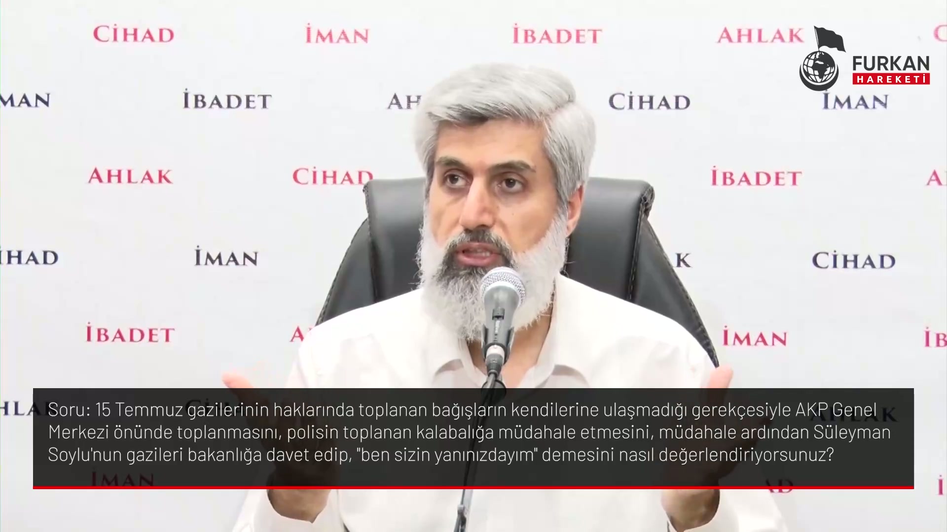 15 Temmuz gazilerinin haklarında toplanan bağışların kendilerine ulaşmadığı gerekçesiyle AKP Genel Merkezi önünde toplanmasını, polisin toplanan kalabalığa müdahale etmesini, müdahale ardından Süleyman Soylu'nun gazileri bakanlığa davet edip, "ben sizin yanınızdayım" demesini nasıl değerlendiriyorsunuz?