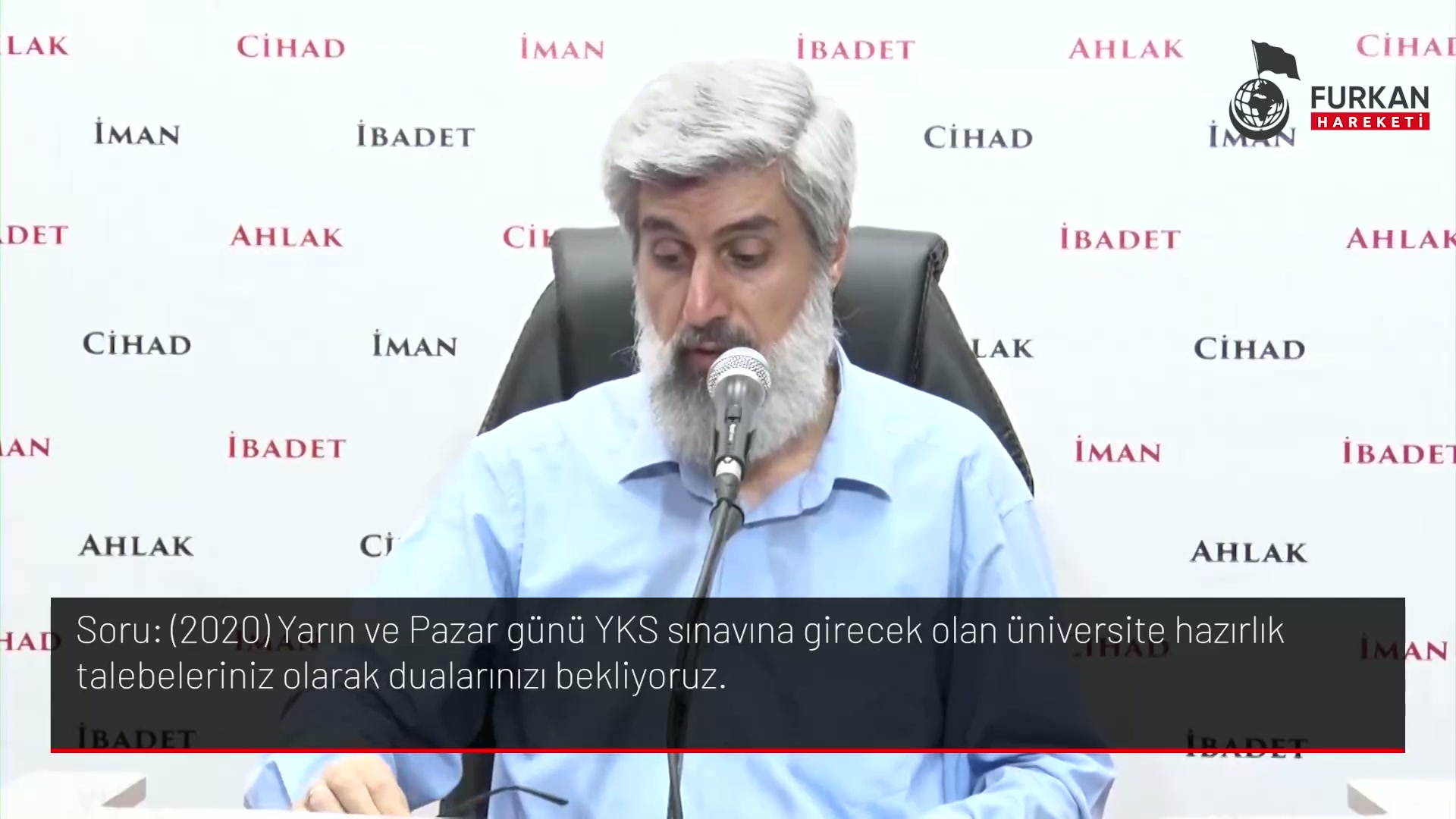 (2020) Yarın ve Pazar günü YKS sınavına girecek olan üniversite hazırlık talebeleriniz olarak dualarınızı bekliyoruz.