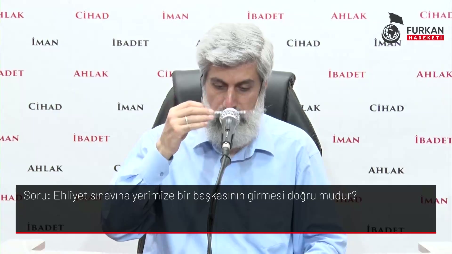 Ehliyet sınavına yerimize bir başkasının girmesi doğru mudur?