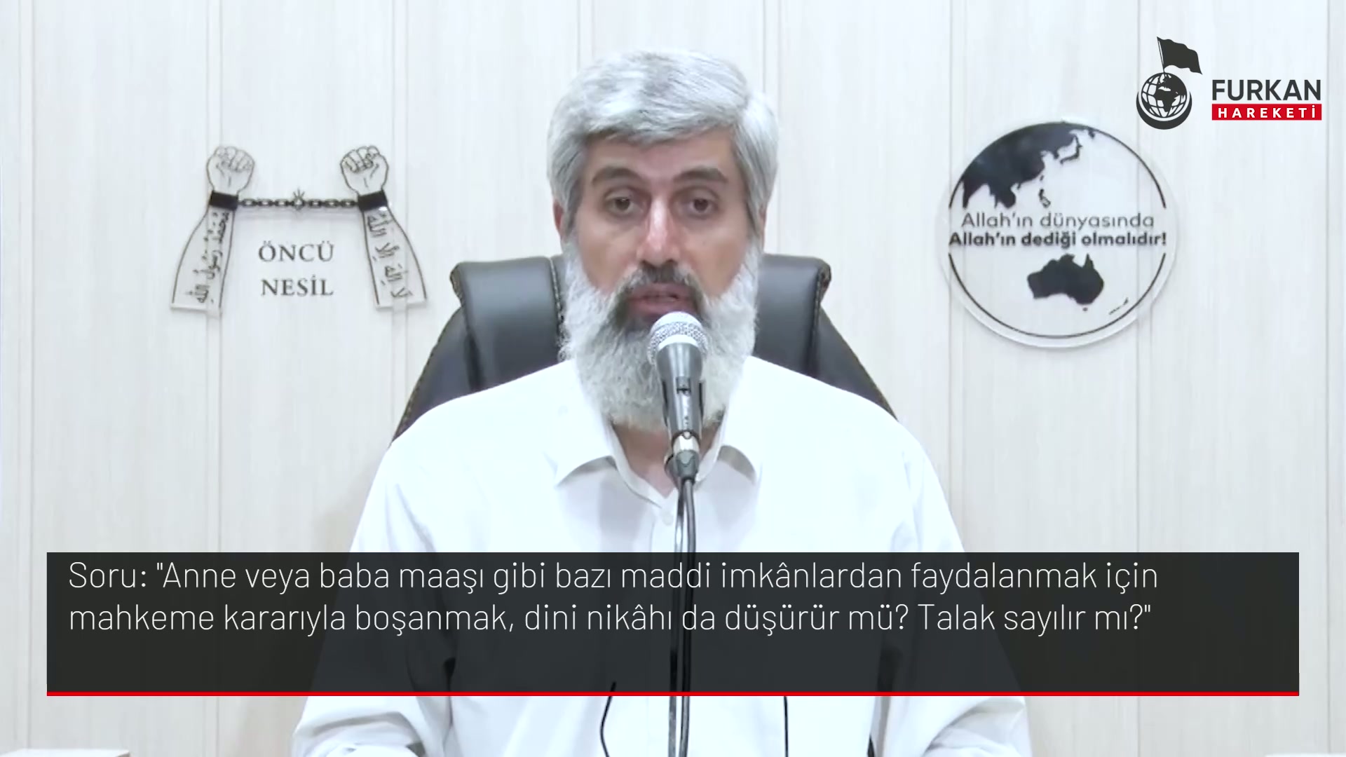 "Anne veya baba maaşı gibi bazı maddi imkânlardan faydalanmak için mahkeme kararıyla boşanmak, dini nikâhı da düşürür mü? Talak sayılır mı?"