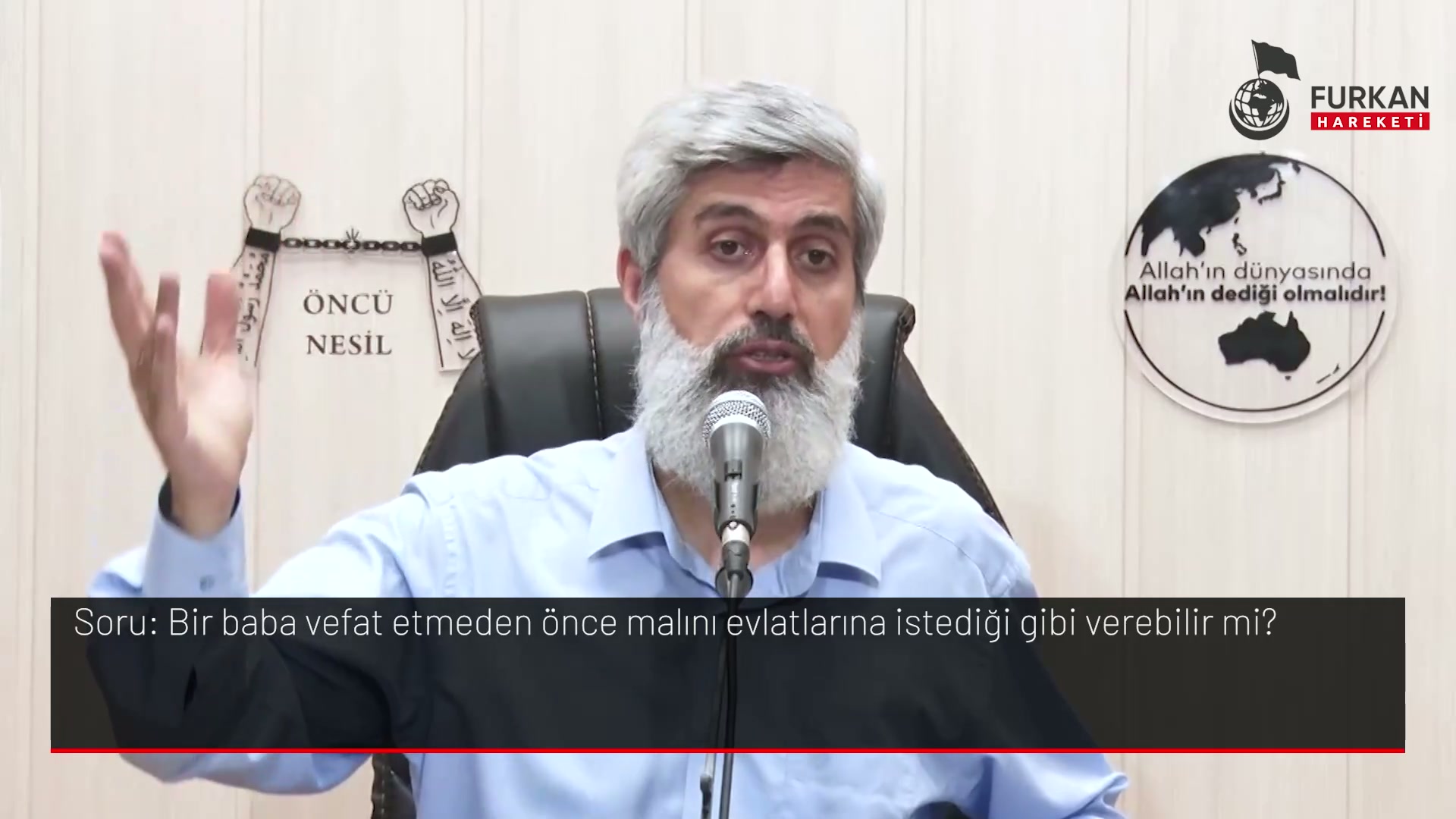 Bir baba vefat etmeden önce malını evlatlarına istediği gibi verebilir mi?