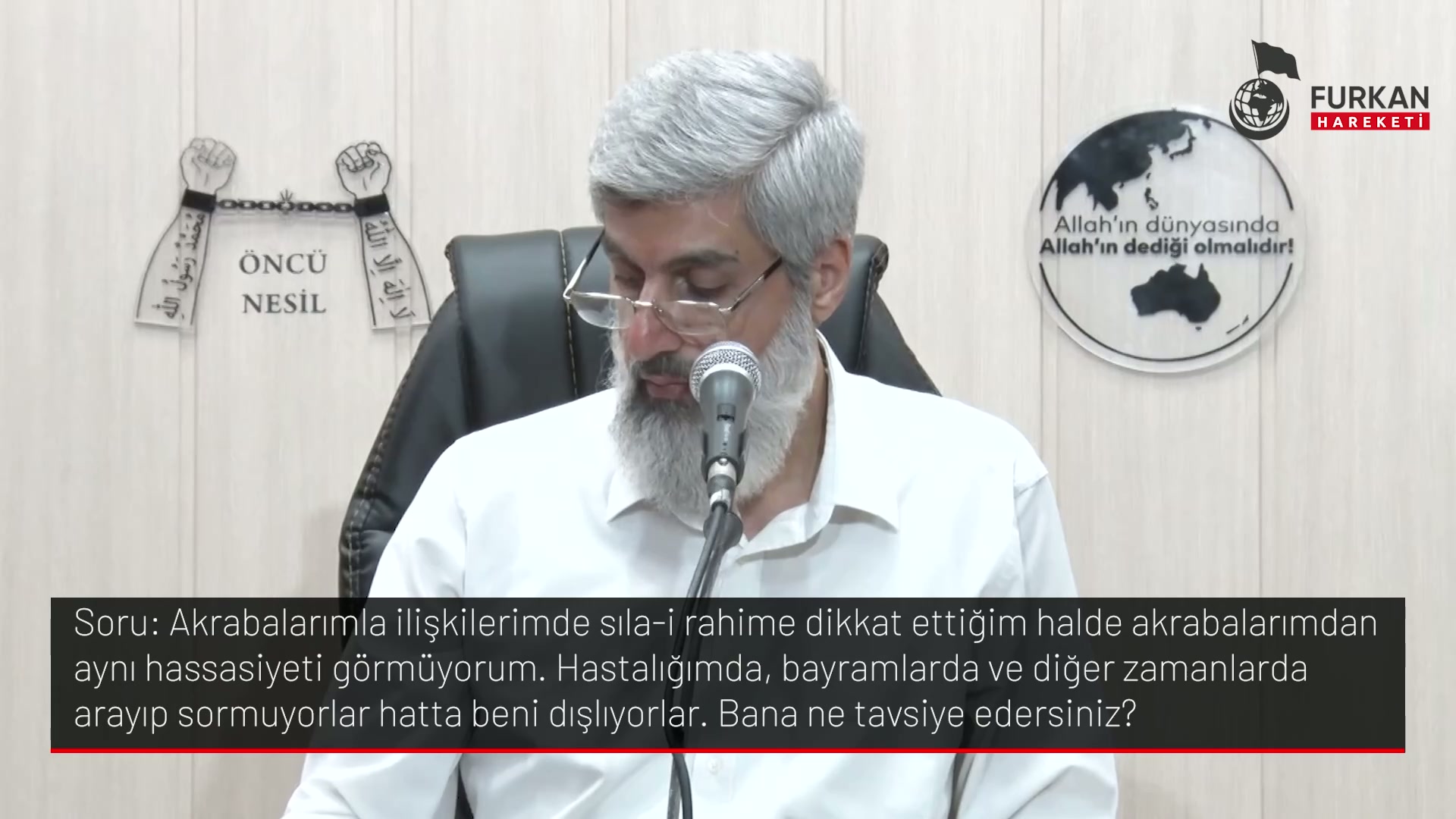 Akrabalarımla ilişkilerimde sıla-i rahime dikkat ettiğim halde akrabalarımdan aynı hassasiyeti görmüyorum. Hastalığımda, bayramlarda ve diğer zamanlarda arayıp sormuyorlar hatta beni dışlıyorlar. Bana ne tavsiye edersiniz?