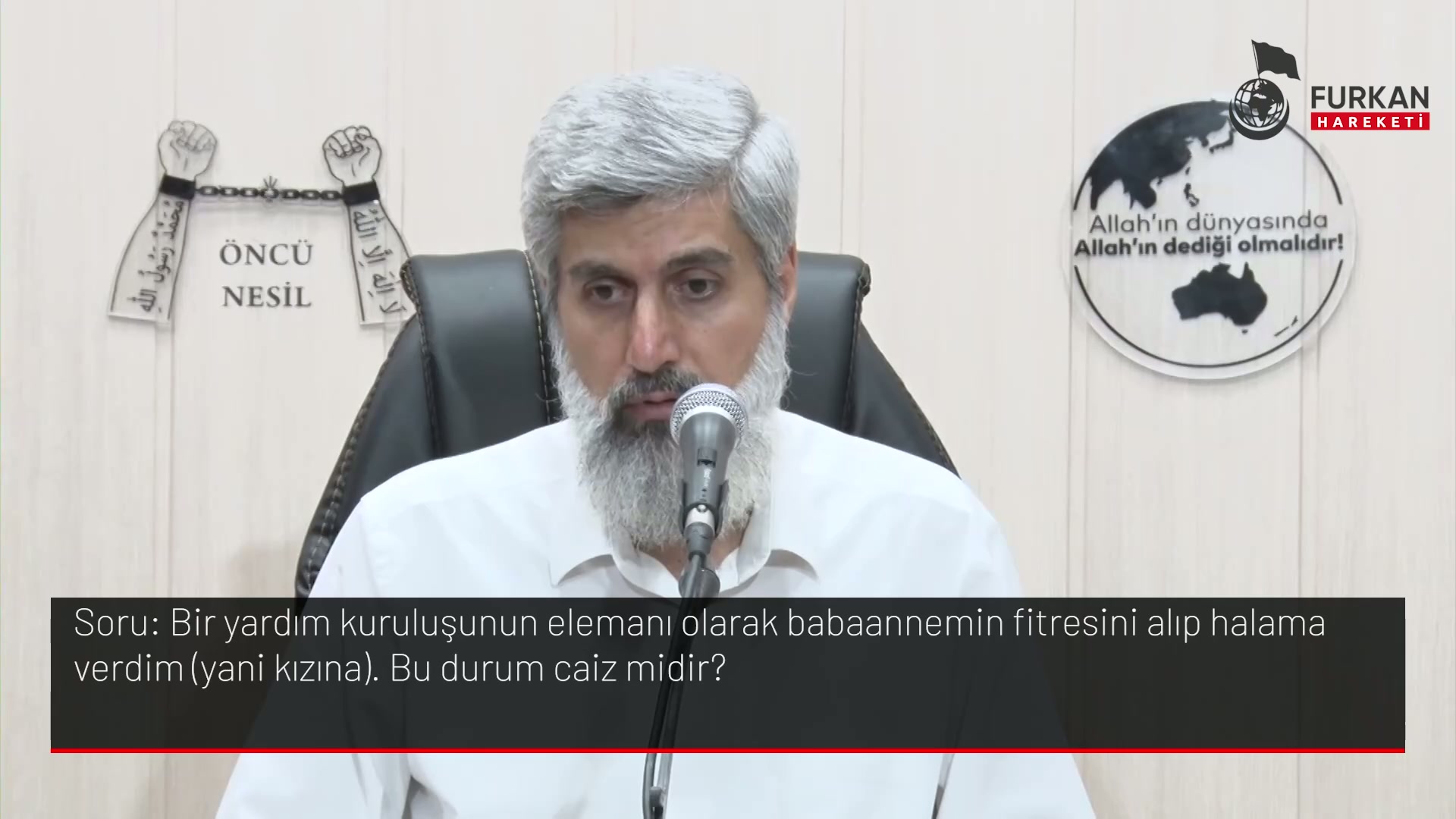 Bir yardım kuruluşunun elemanı olarak babaannemin fitresini alıp halama verdim (yani kızına). Bu durum caiz midir?