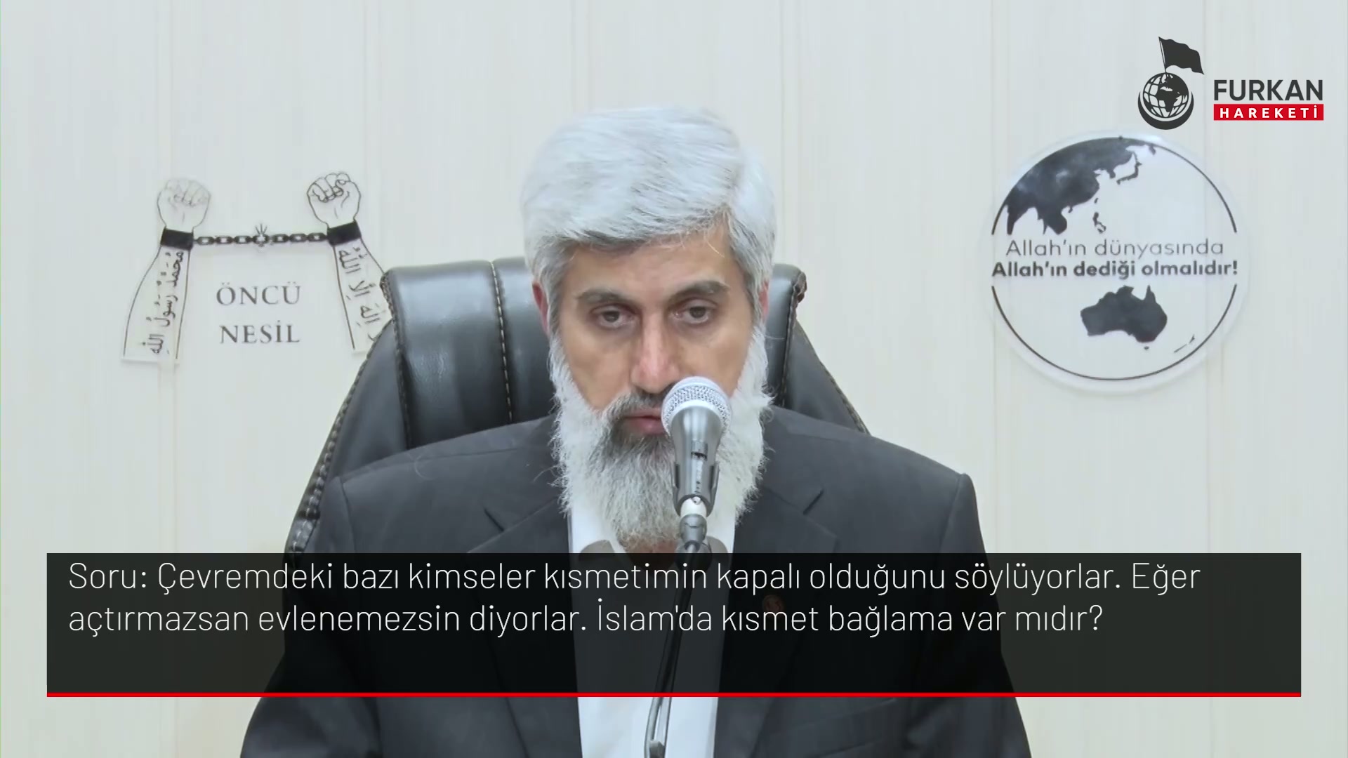 Çevrendeki bazı kimseler kısmetimin kapalı olduğunu söylüyorlar. Eğer açtırmazsan evlenemezsin diyorlar. İslam'da kısmet bağlama var mıdır?
