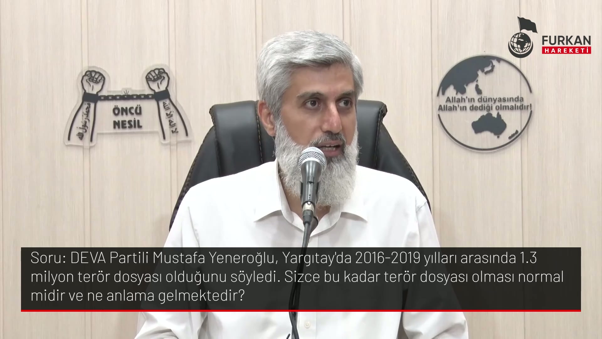 DEVA Partili Mustafa Yeneroğlu, Yargıtay'da 2016-2019 yılları arasında 1.3 milyon terör dosyası olduğunu söyledi. Sizce bu kadar terör dosyası olması normal midir ve ne anlama gelmektedir?