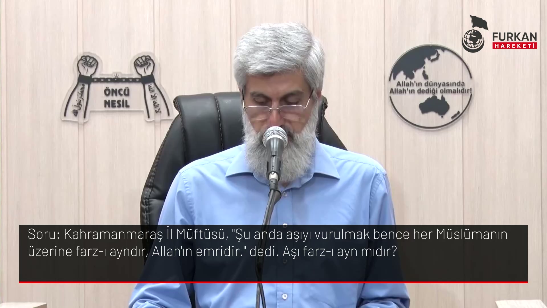 Kahramanmaraş İl Müftüsü, "Şu anda aşıyı vurulmak bence her Müslümanın üzerine farz-ı ayndır, Allah'ın emridir." dedi. Aşı farz-ı ayn mıdır?