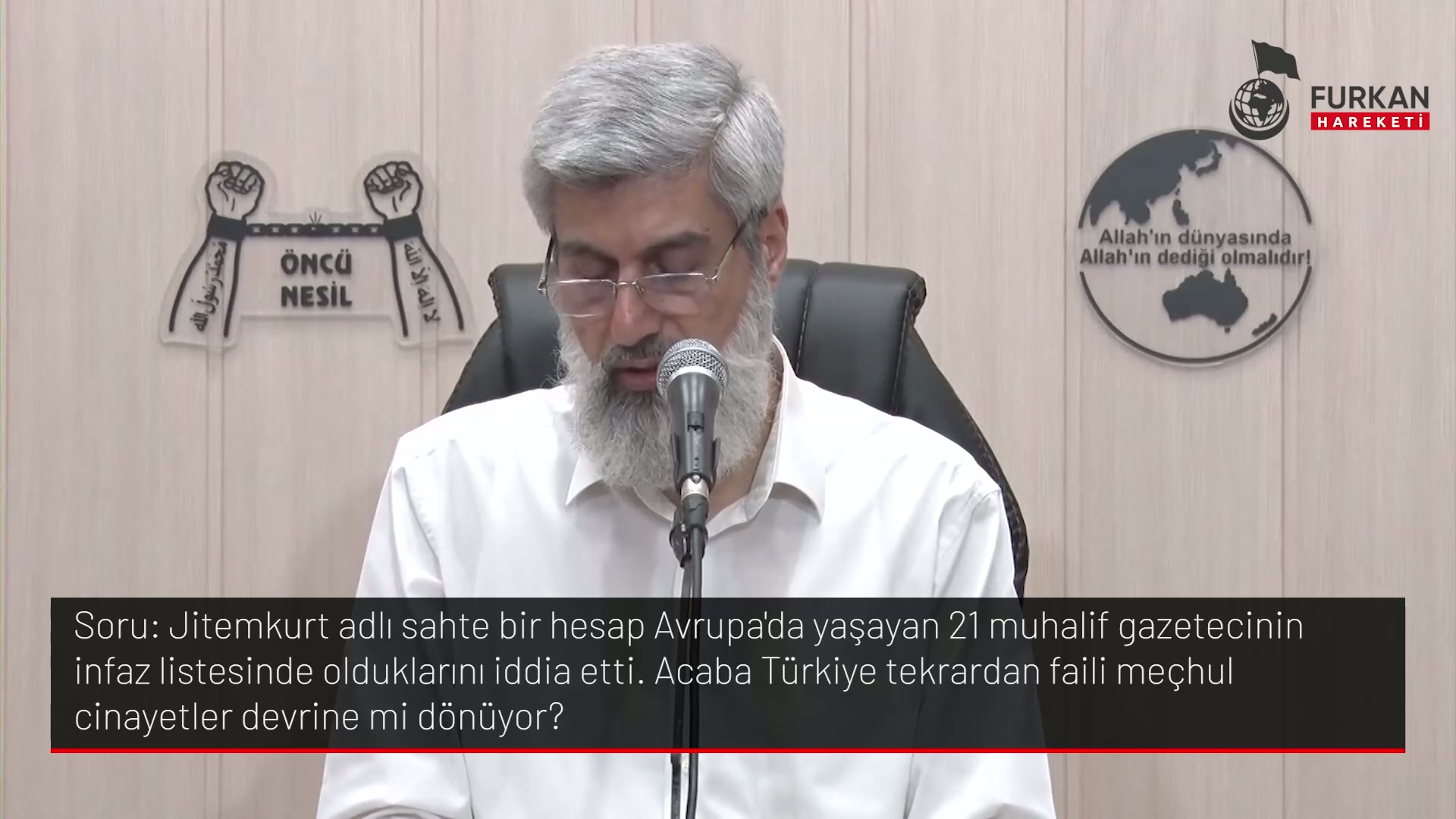 Jitemkurt adlı sahte bir hesap Avrupa'da yaşayan 21 muhalif gazetecinin infaz listesinde olduklarını iddia etti. Acaba Türkiye tekrardan faili meçhul cinayetler devrine mi dönüyor?