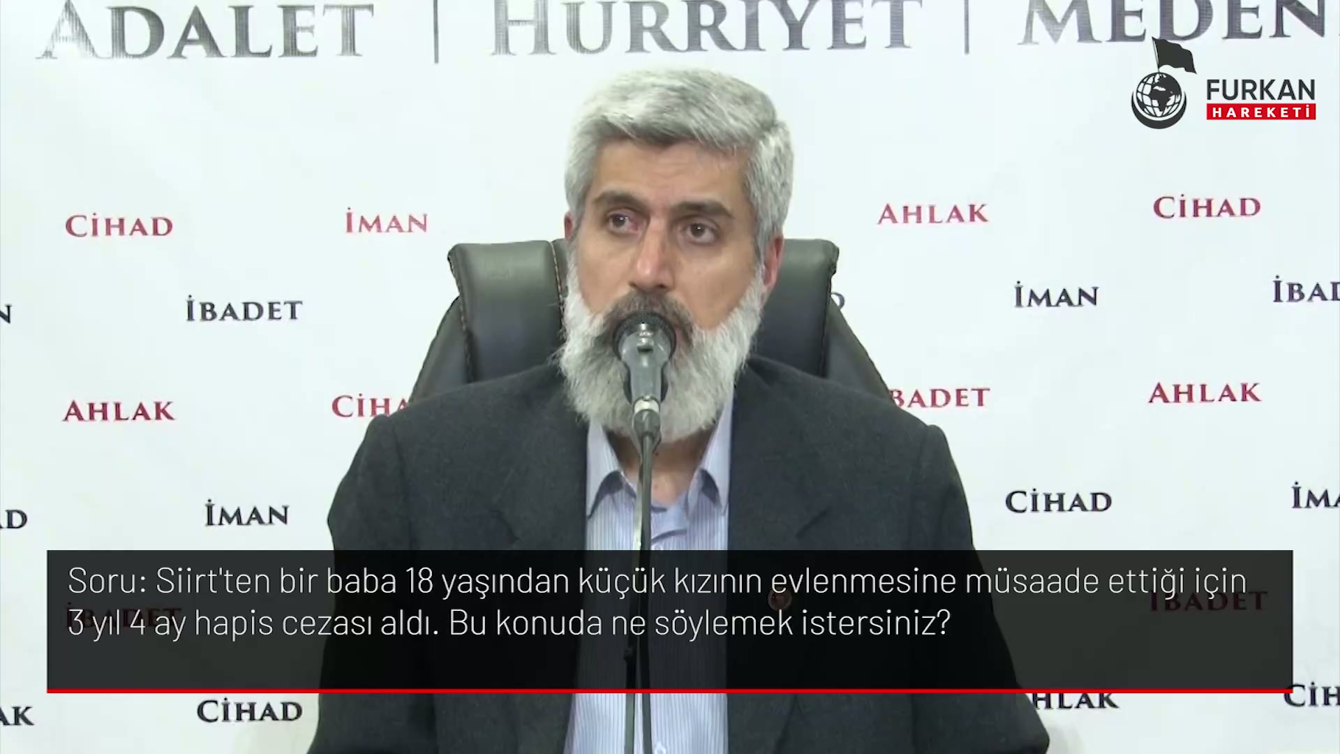 Siirt'ten bir baba 18 yaşından küçük kızının evlenmesine müsaade ettiği için 3 yıl 4 ay hapis cezası aldı. Bu konuda ne söylemek istersiniz?