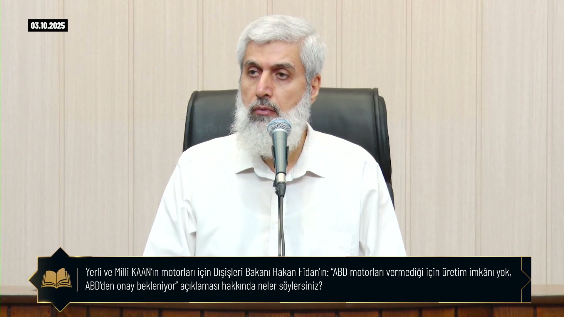 Yerli ve Milli KAAN’ın motorları için Dışişleri Bakanı Hakan Fidan’ın: “ABD motorları vermediği için üretim imkânı yok. ABD’den onay bekleniyor” açıklaması hakkında neler söylersiniz?