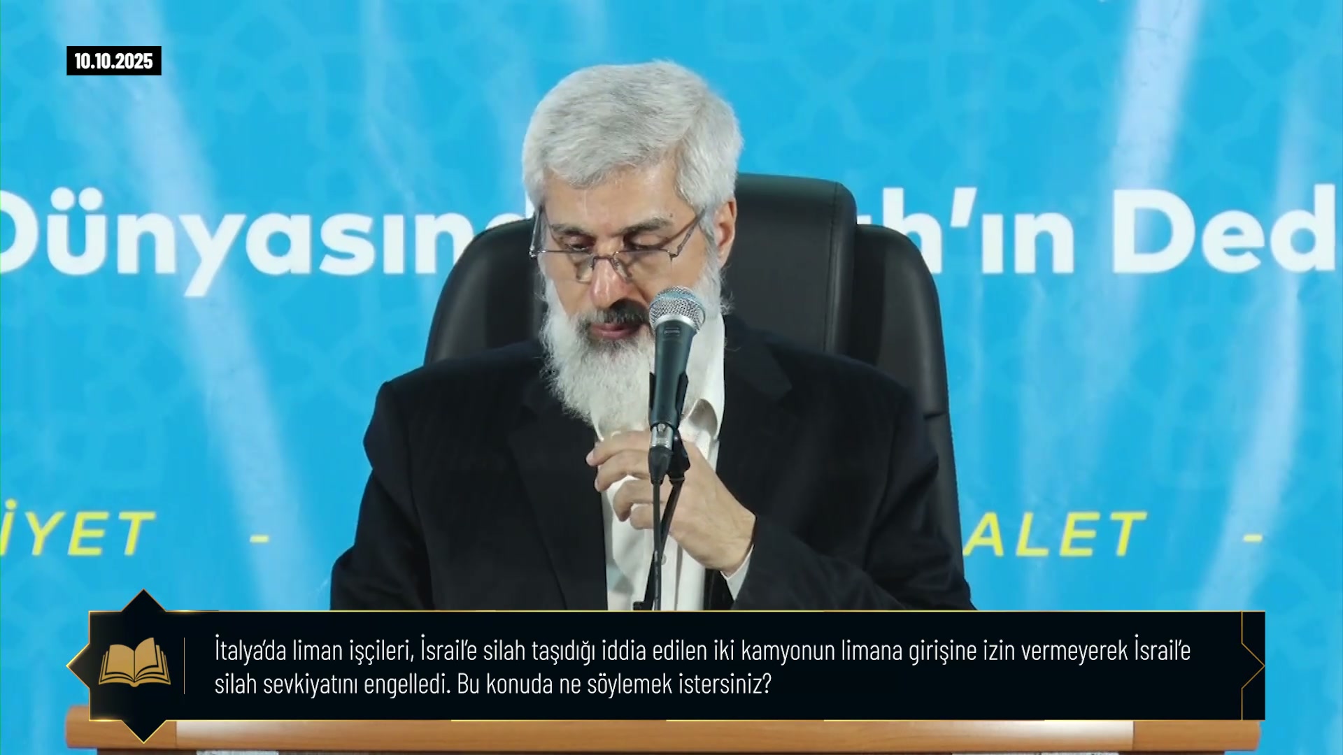 İtalya’da liman işçileri, İsrail’e silah taşıdığı iddia edilen iki kamyonun limana girişine izin vermeyerek İsrail’e silah sevkiyatını engelledi. Bu konuda ne söylemek istersiniz?