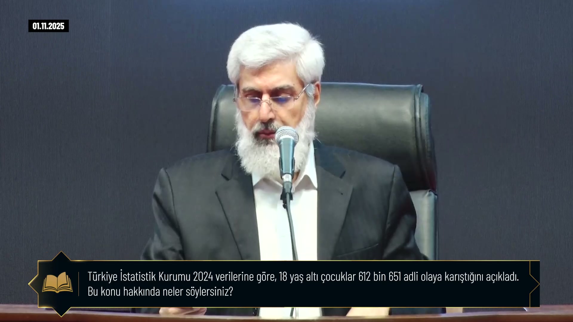 Türkiye İstatistik Kurumu 2024 verilerine göre, 18 yaş altı çocuklar 612 bin 651 adli olaya karıştığını açıkladı. Bu konu hakkında neler söylersiniz?
