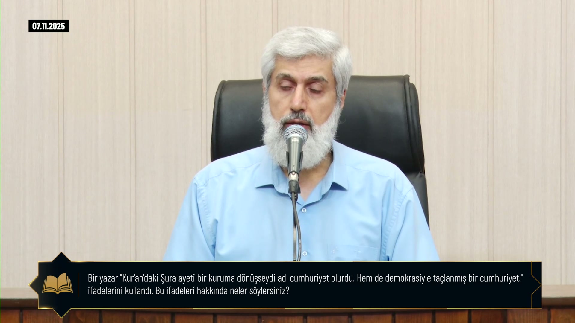 Bir yazar "Kur'an'daki Şura ayeti bir kuruma dönüşseydi adı cumhuriyet olurdu. Hem de demokrasiyle taçlanmış bir cumhuriyet." ifadelerini kullandı. Bu ifadeleri hakkında neler söylersiniz?