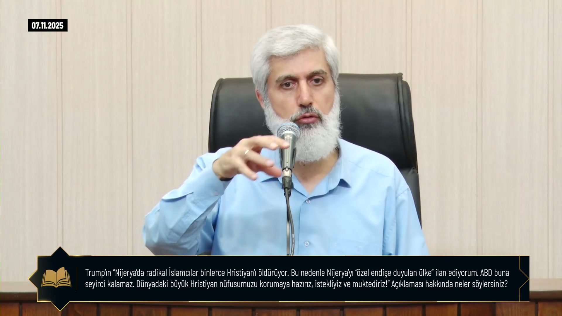 Trump’ın “Nijerya’da radikal İslamcılar binlerce Hristiyan’ı öldürüyor. Bu nedenle Nijerya’yı “özel endişe duyulan ülke” ilan ediyorum. ABD buna seyirci kalamaz. Dünyadaki büyük Hristiyan nüfusumuzu korumaya hazırız, istekliyiz ve muktediriz!” Açıklaması hakkında neler söylersiniz?