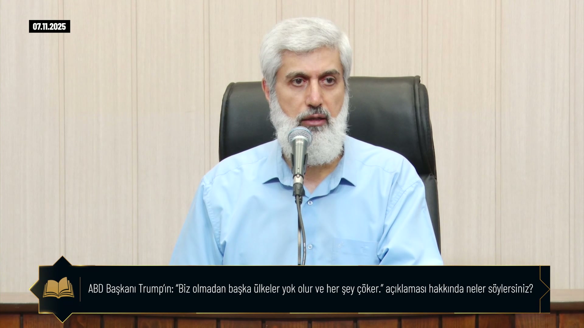 ABD Başkanı Trump’ın: “Biz olmadan başka ülkeler yok olur ve her şey çöker.” açıklaması hakkında neler söylersiniz?