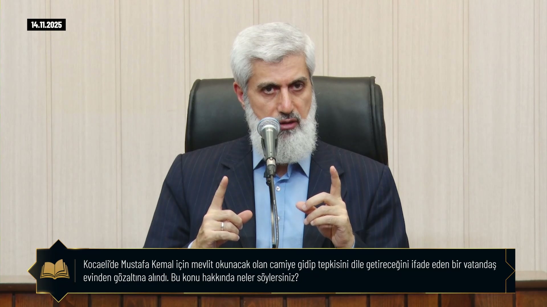 Kocaeli’de Mustafa Kemal için mevlit okunacak olan camiye gidip tepkisini dile getireceğini ifade eden bir vatandaş evinden gözaltına alındı. Bu konu hakkında neler söylersiniz?