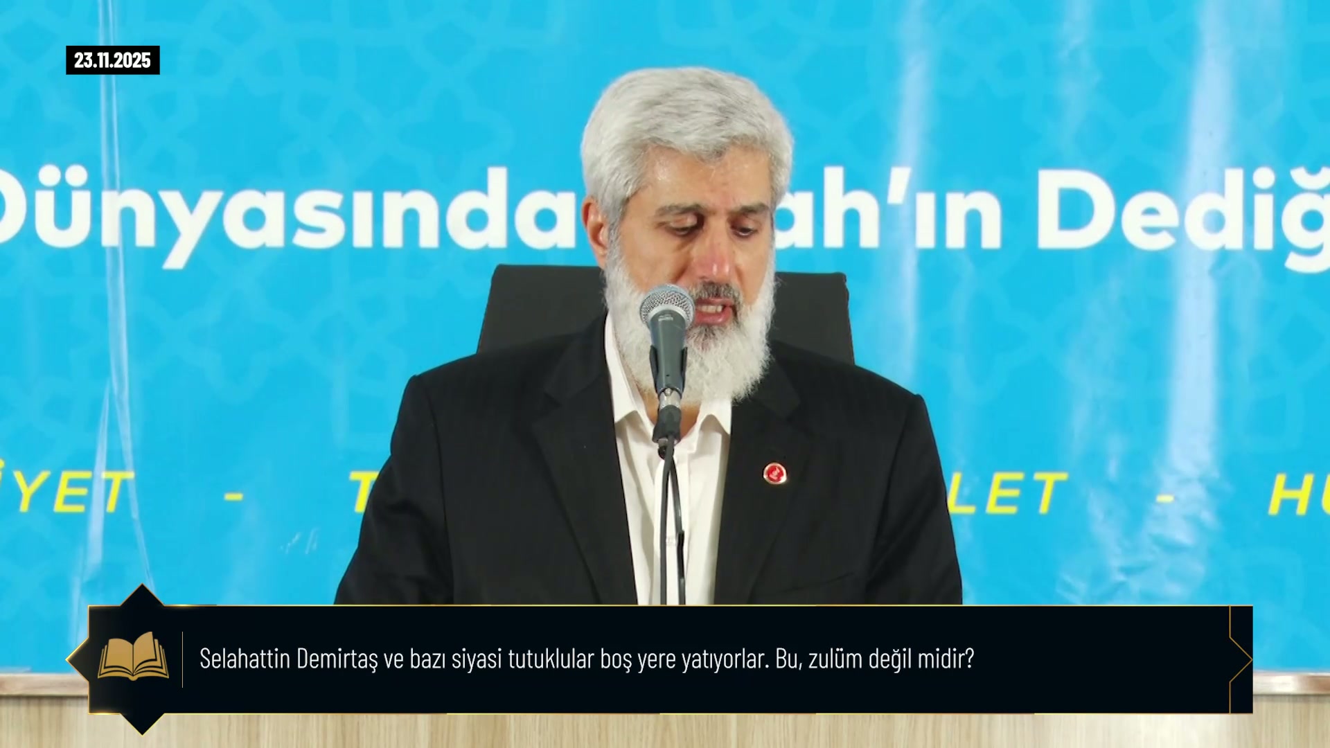 Selahattin Demirtaş ve bazı siyasi tutuklular boş yere yatıyorlar. Bu, zulüm değil midir?