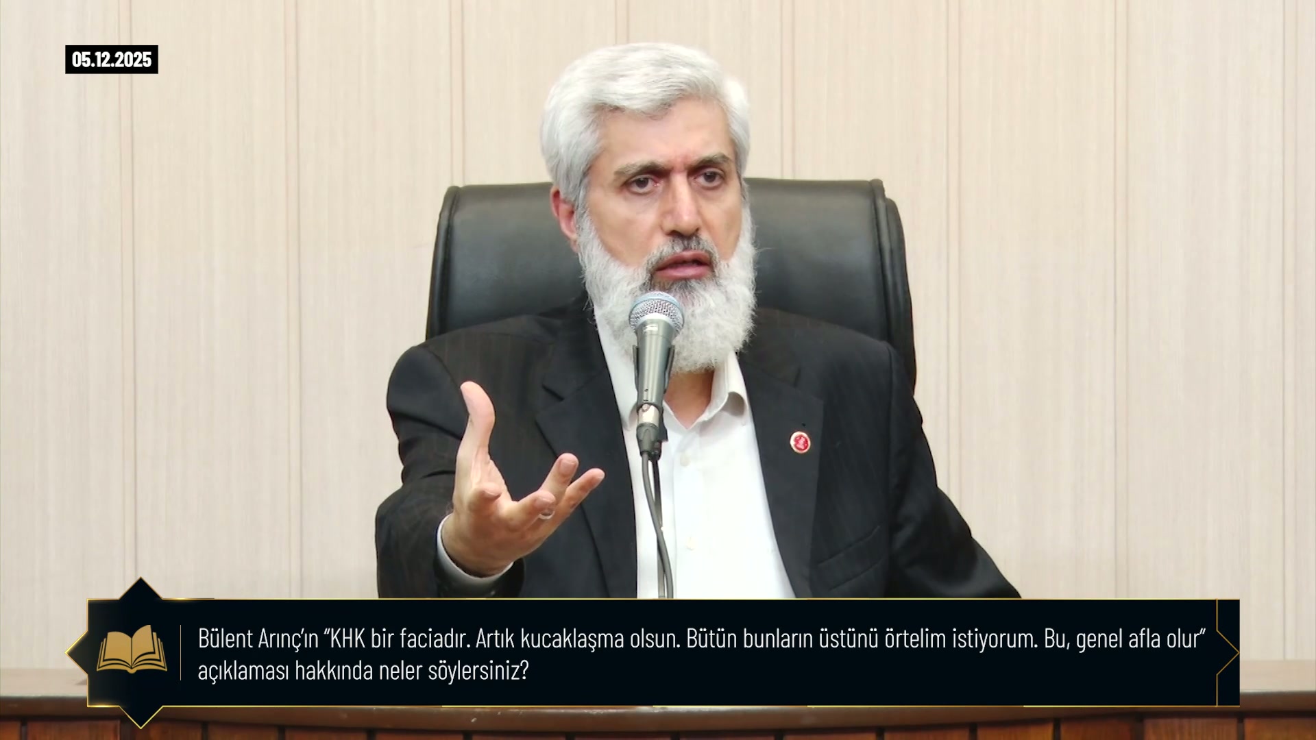 Bülent Arınç’ın “KHK bir faciadır. Artık kucaklaşma olsun. Bütün bunların üstünü örtelim istiyorum. Bu, genel afla olur” açıklaması hakkında neler söylersiniz?