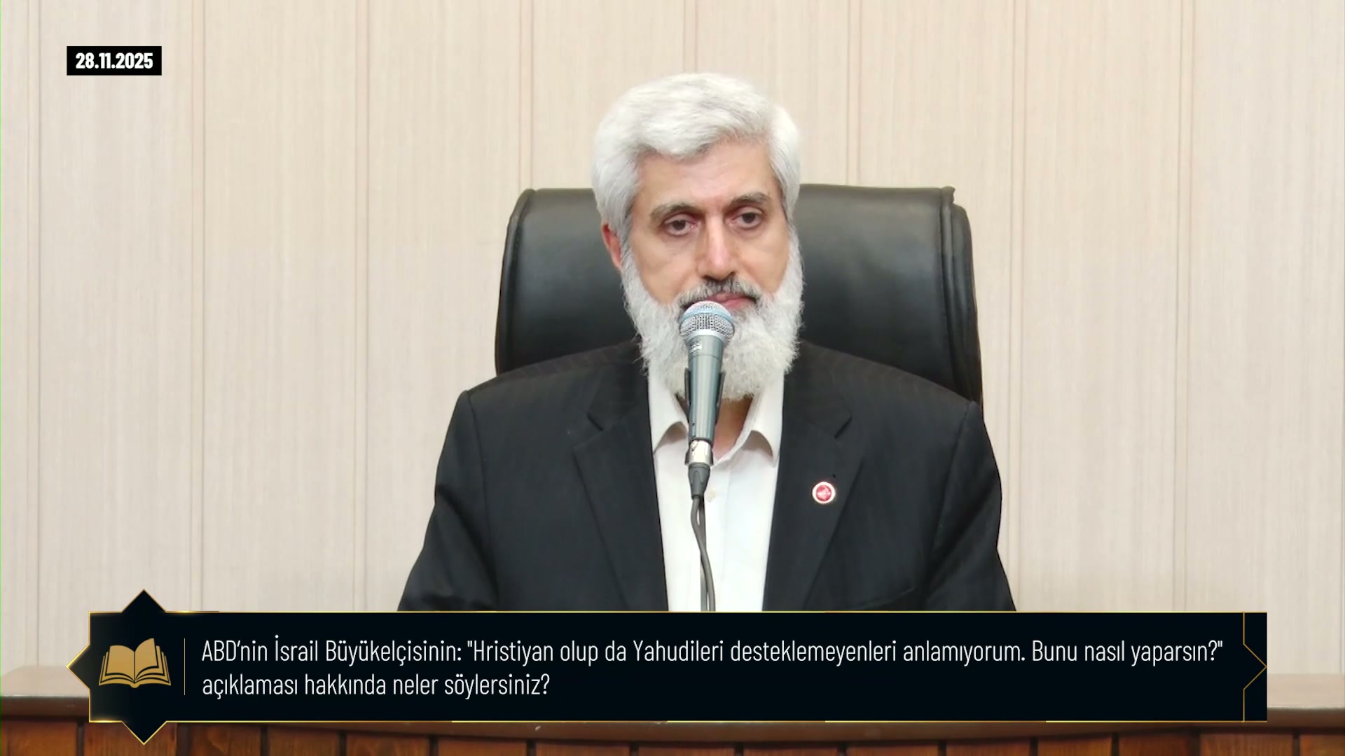ABD'nin İsrail Büyükelçisinin: "Hristiyan olup da Yahudileri desteklemeyenleri anlamıyorum. Bunu nasıl yaparsın?" açıklaması hakkında neler söylersiniz?