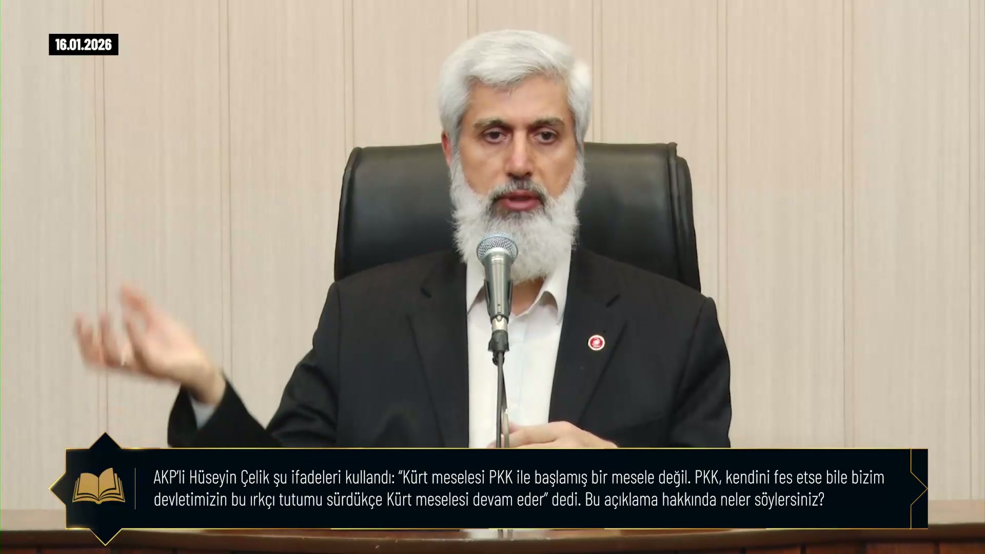 AKP'li Hüseyin Çelik şu ifadeleri kullandı: "Kürt meselesi PKK ile başlamış bir mesele değil. PKK, kendini fes etse bile bizim devletimizin bu ırkçı tutumu sürdükçe Kürt meselesi devam eder" dedi. Bu açıklama hakkında neler söylersiniz?