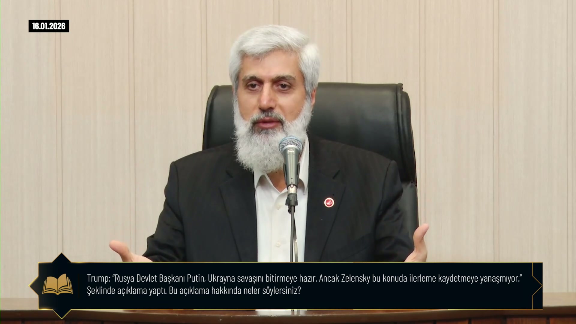 Trump: "Rusya Devlet Başkanı Putin, Ukrayna savaşını bitirmeye hazır. Ancak Zelensky bu konuda ilerleme kaydetmeye yanaşmıyor." Şeklinde açıklama yaptı. Bu açıklama hakkında neler söylersiniz?