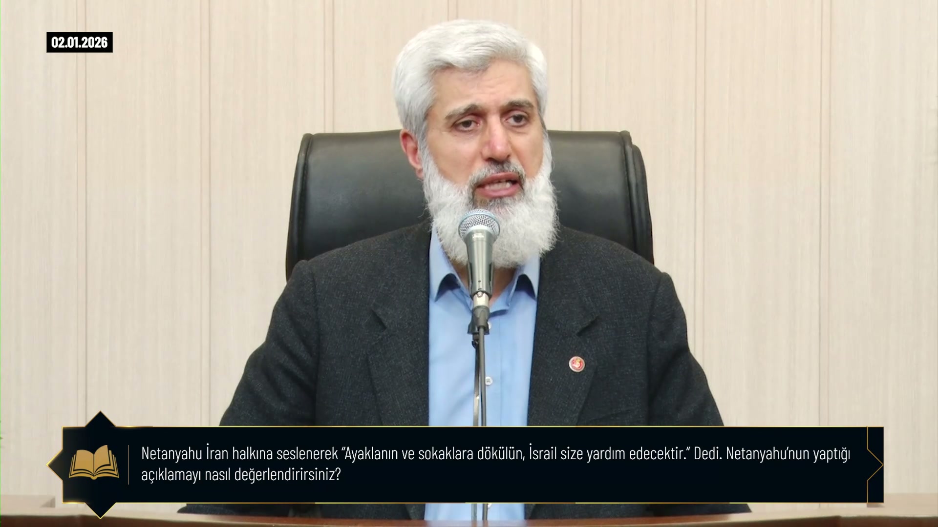 Netanyahu İran halkına seslenerek “Ayaklanın ve sokaklara dökülün, İsrail size yardım edecektir.” Dedi. Netanyahu’nun bu sözleri, akıllara sizin 13 Haziran 2025’te yaptığınız açıklamada söylediğiniz sözleri hatırlattı. Bu açıklamanızda “Kadim İran İmparatorluğu’nun bugünkü temsilcileri, siz ne atalarınız gibisiniz ne de hocanız İmam Humeyni gibisiniz. Ya titreyin kendinize gelin ya da tümden şerefinizi kaybedeceksiniz. Siz böyle devam ederseniz Amerika ve İsrail sizin içinizden halk hareketleri başlatacak, sokaklar karışacak ve nizamınız da devrilecek. Siz hâlâ işin ciddiyetini anlamadınız” demiştiniz. Bu çerçevede Netanyahu’nun yaptığı açıklamayı nasıl değerlendirirsiniz?